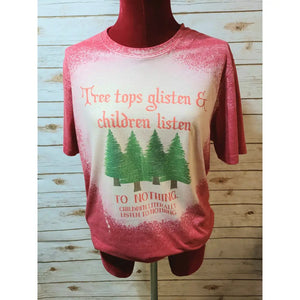 Bleached Tree Tops Glisten Unisex Shirt BLNDesigns