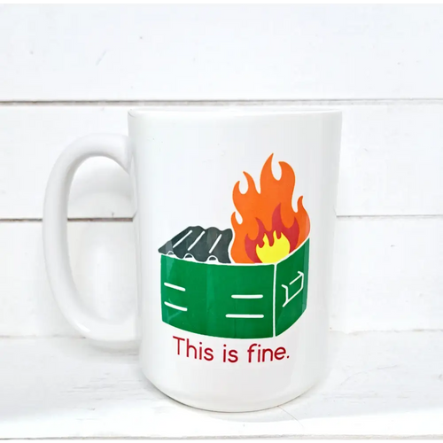 Dumpster Fire Coffee Mug