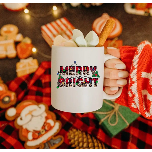 Merry & Bright Coffee Mug - 15oz