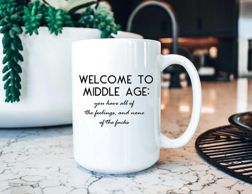 Middle Age Coffee Mug