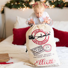 Load image into Gallery viewer, Personalized Santa Bag BLNDesigns