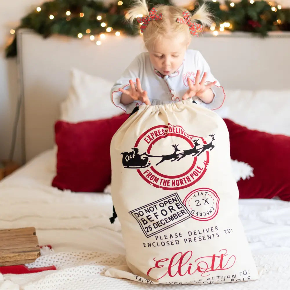 Personalized Santa Bag BLNDesigns