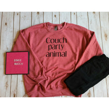 Load image into Gallery viewer, Couch party animal Sweatshirt BLNDesigns