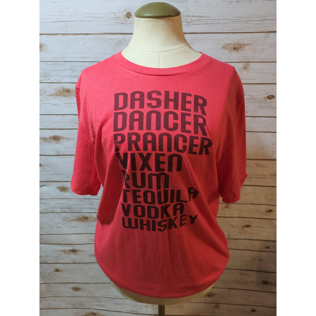 Dasher Reindeer Unisex Shirt BLNDesigns